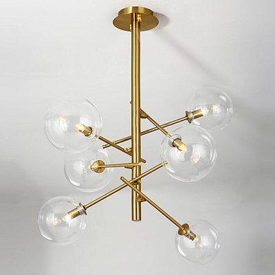 Люстра BOLLE HANGING LAMP GALLOTTI & RADICE Прозрачный  фото 1