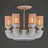 Loft Pipe Chandelier фото 2